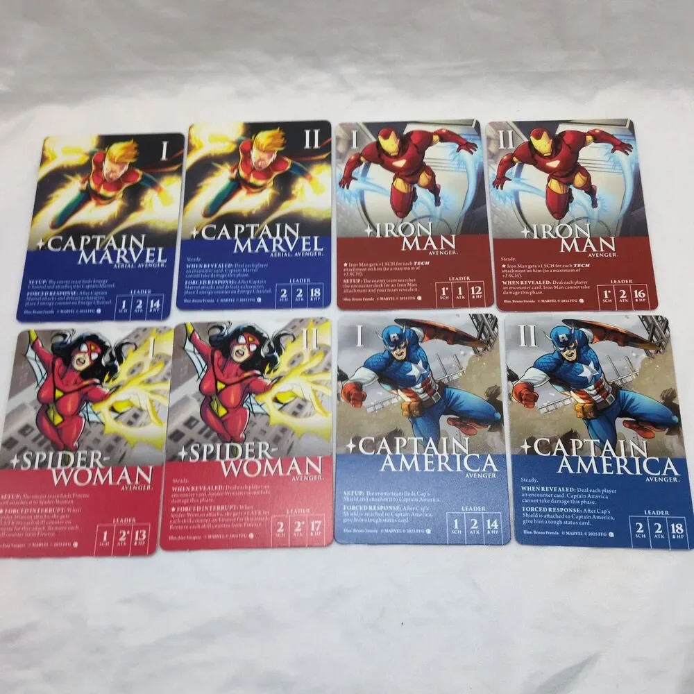(8) Marvel Champions LCG Civil War Promo Cards